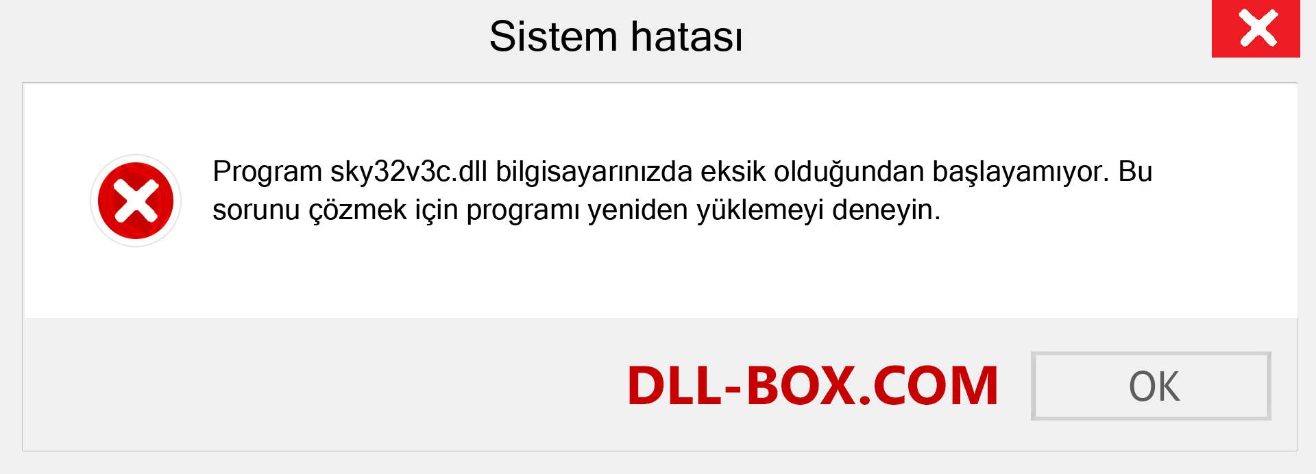 sky32v3c.dll dosyası eksik mi? Windows 7, 8, 10 için İndirin - Windows'ta sky32v3c dll Eksik Hatasını Düzeltin, fotoğraflar, resimler